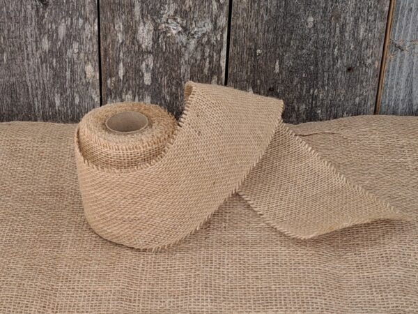 Jutepael 220g/m2, 10cm lai, 5m/rull