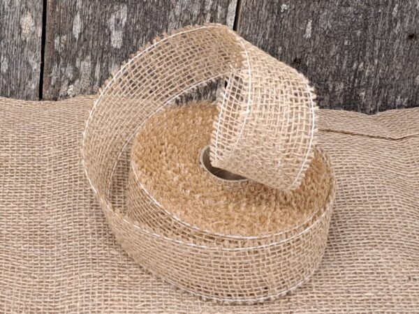 Jutepael 220g/m2, 5cm lai, 9m/rull, beež